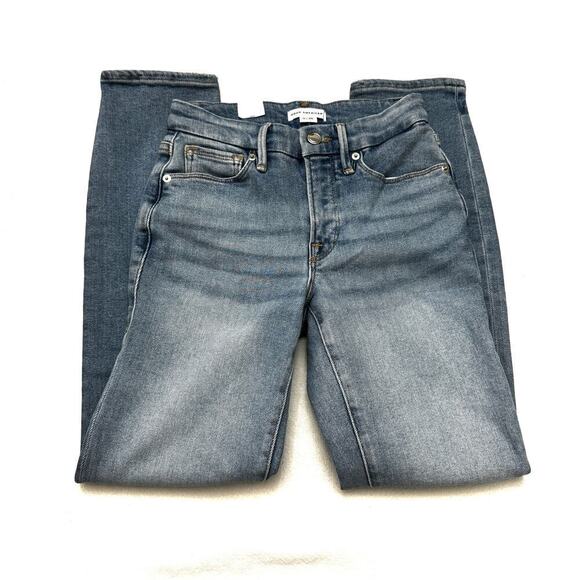 Good American Good Legs Skinny Light Wash Denim Jeans Size 0 / 25 NWT - Picture 3 of 7